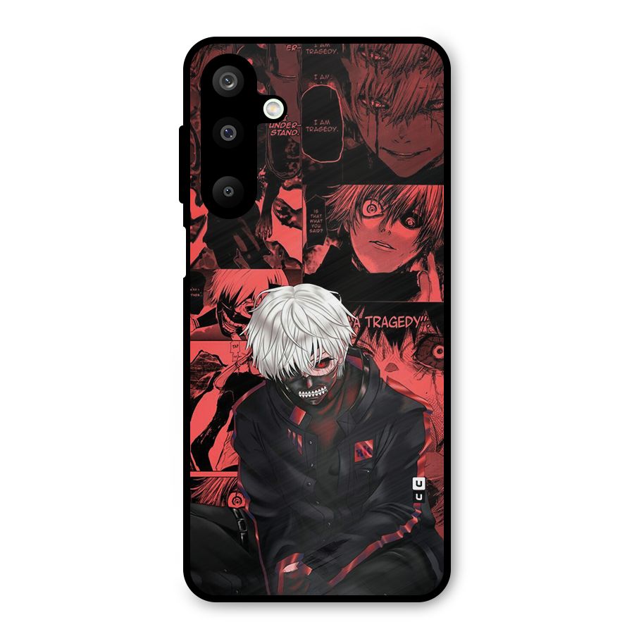 Toukyo Ghoul Kaneki Manga Metal Back Case for Galaxy M16