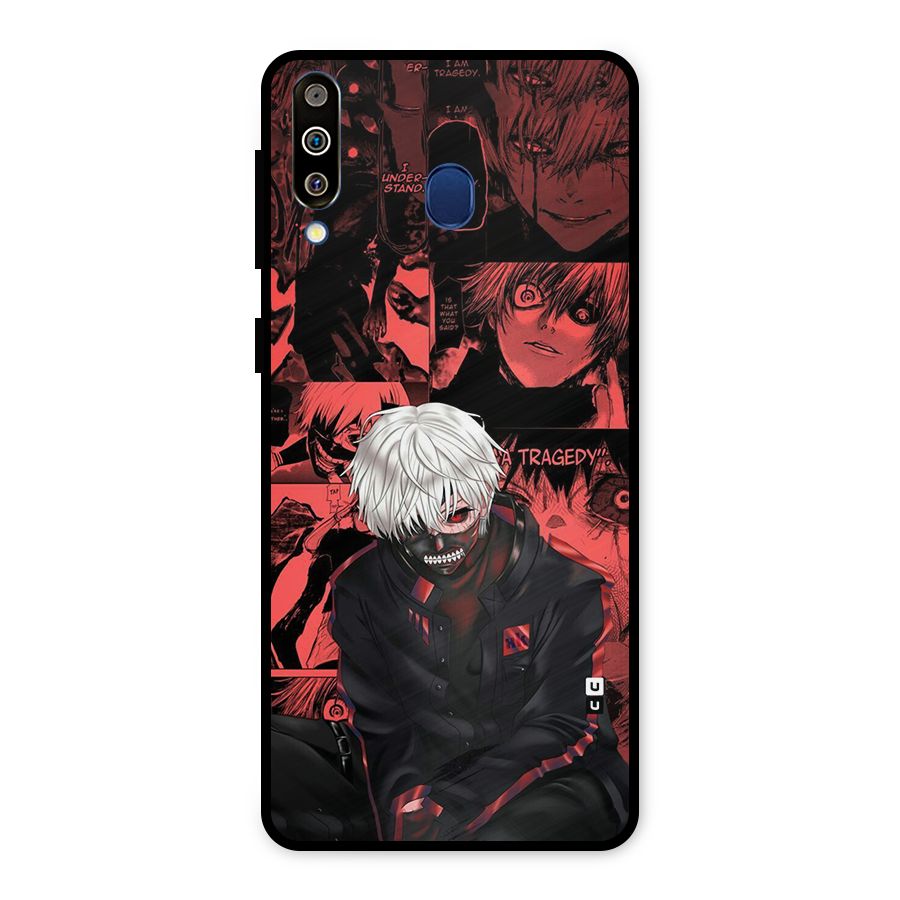 Toukyo Ghoul Kaneki Manga Metal Back Case for Galaxy M30