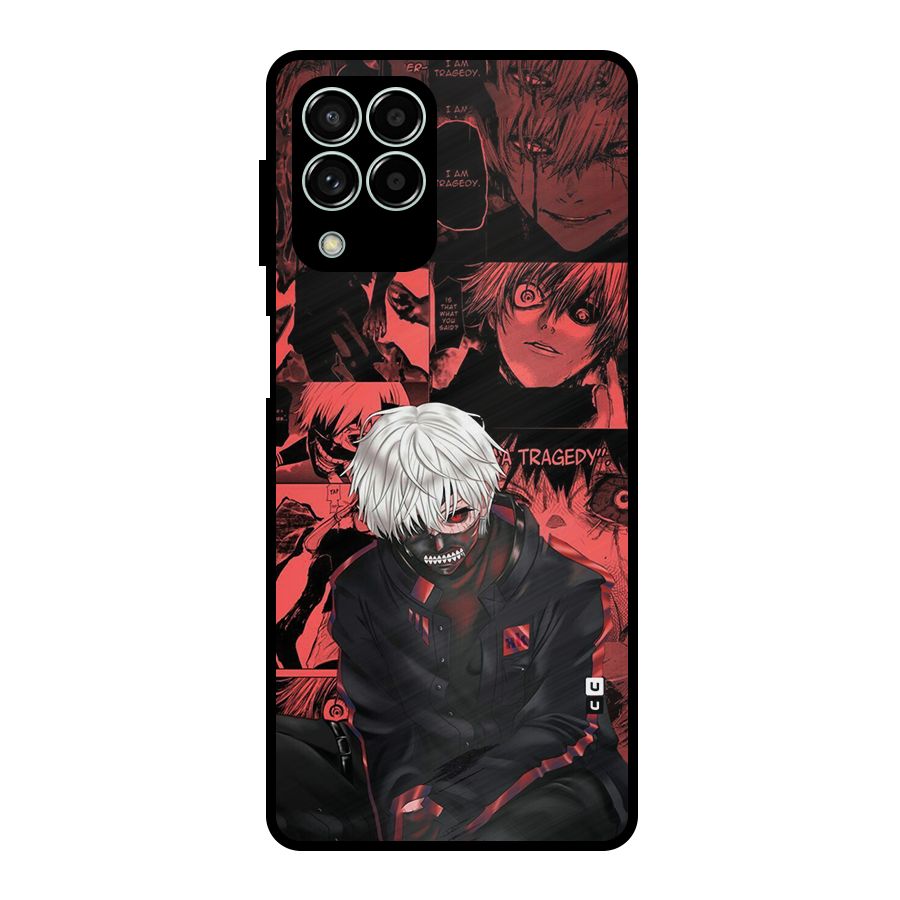 Toukyo Ghoul Kaneki Manga Metal Back Case for Galaxy M33