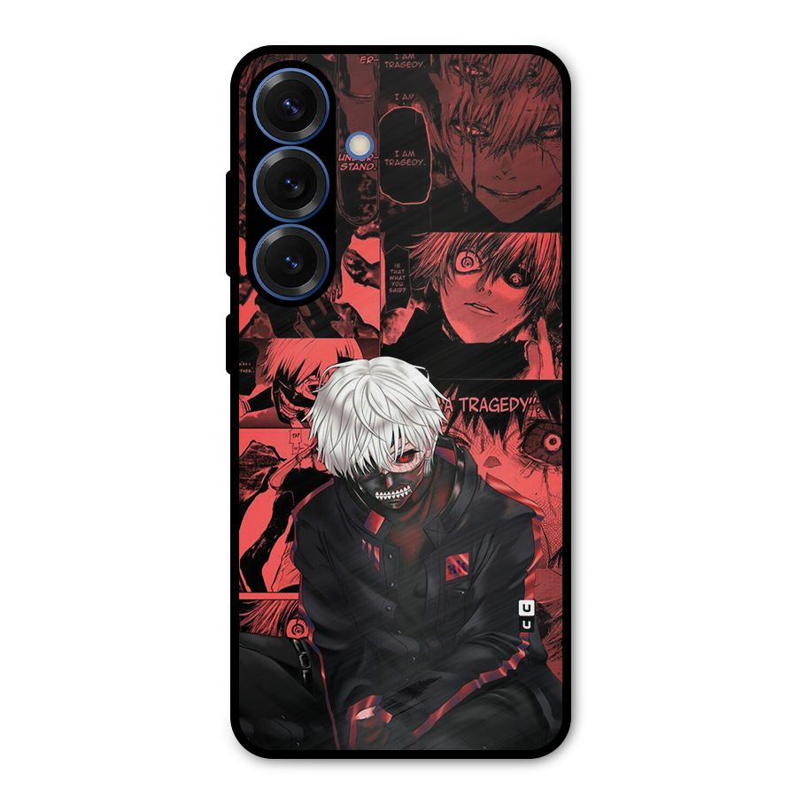 Toukyo Ghoul Kaneki Manga Metal Back Case for Galaxy S25