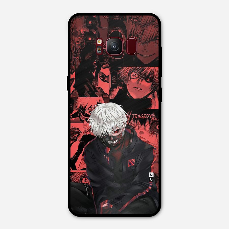Toukyo Ghoul Kaneki Manga Metal Back Case for Galaxy S8