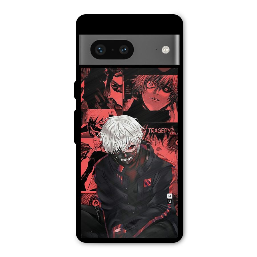 Toukyo Ghoul Kaneki Manga Metal Back Case for Google Pixel 7