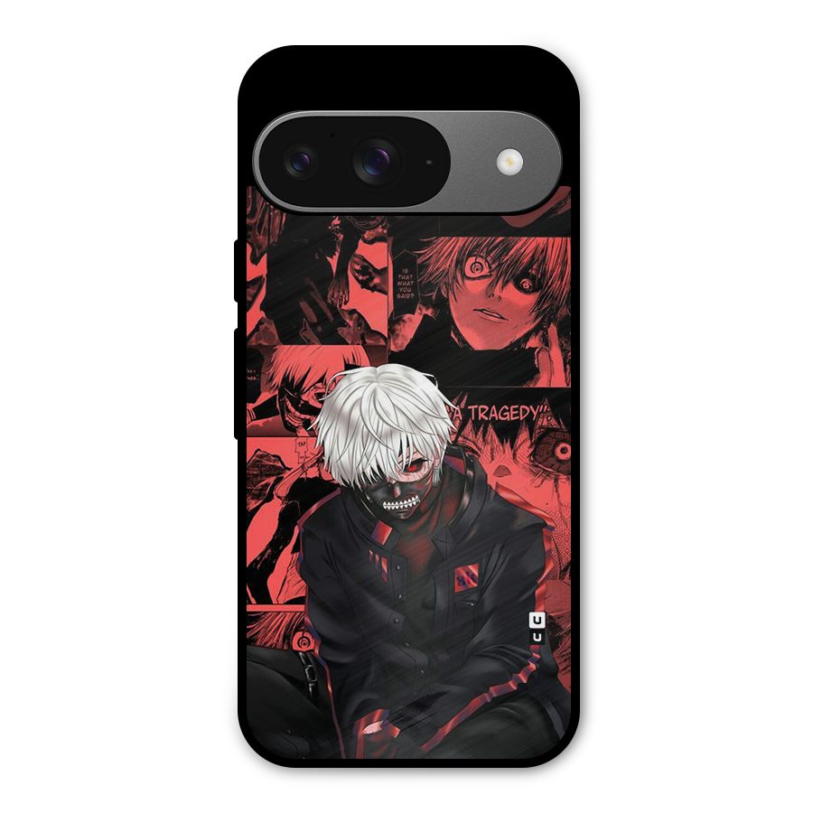 Toukyo Ghoul Kaneki Manga Metal Back Case for Google Pixel 9