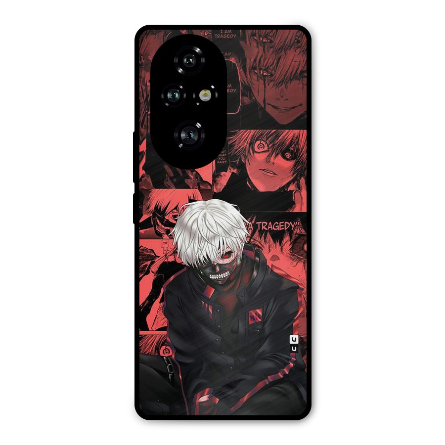 Toukyo Ghoul Kaneki Manga Metal Back Case for Honor 200 Pro