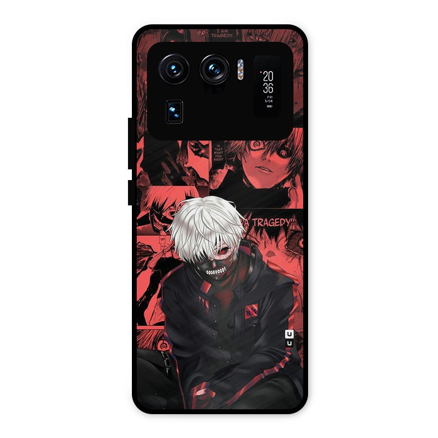 Toukyo Ghoul Kaneki Manga Metal Back Case for Mi 11 Ultra