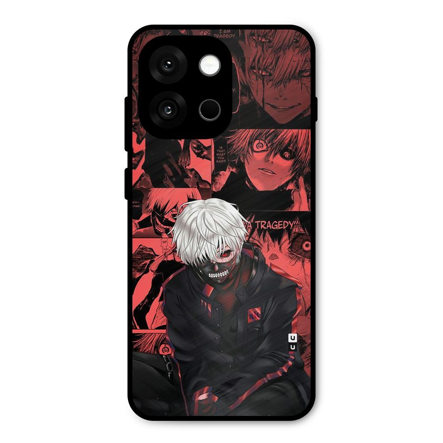 Toukyo Ghoul Kaneki Manga Metal Back Case for OnePlus 13s