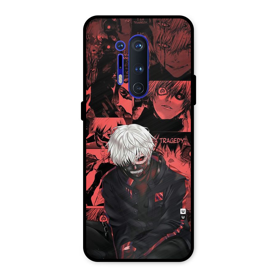 Toukyo Ghoul Kaneki Manga Metal Back Case for OnePlus 8 Pro