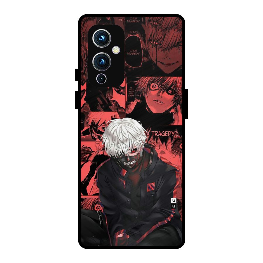 Toukyo Ghoul Kaneki Manga Metal Back Case for OnePlus 9