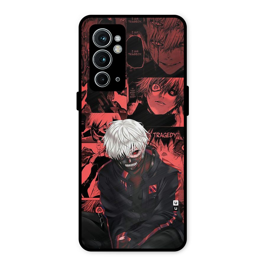 Toukyo Ghoul Kaneki Manga Metal Back Case for OnePlus 9RT 5G