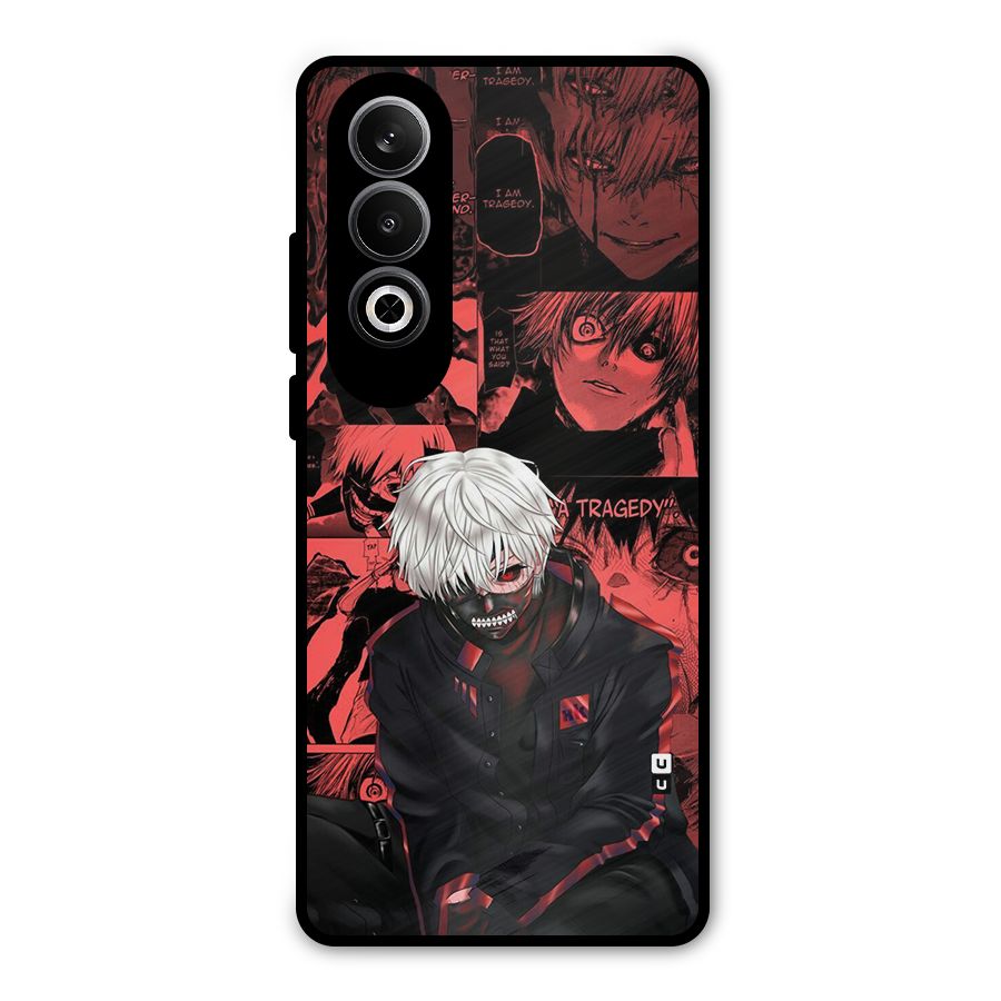 Toukyo Ghoul Kaneki Manga Metal Back Case for OnePlus Nord CE4