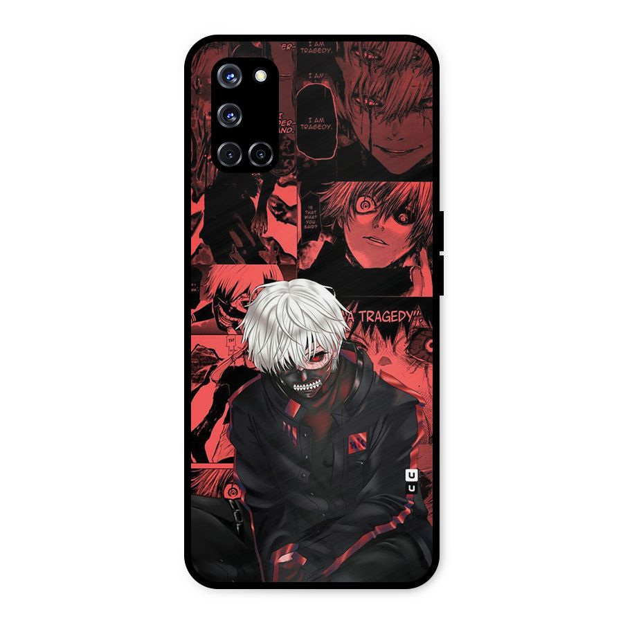 Toukyo Ghoul Kaneki Manga Metal Back Case for Oppo A52