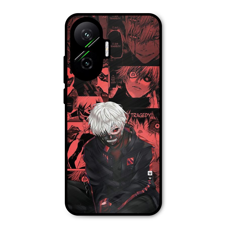 Toukyo Ghoul Kaneki Manga Metal Back Case for Poco F7