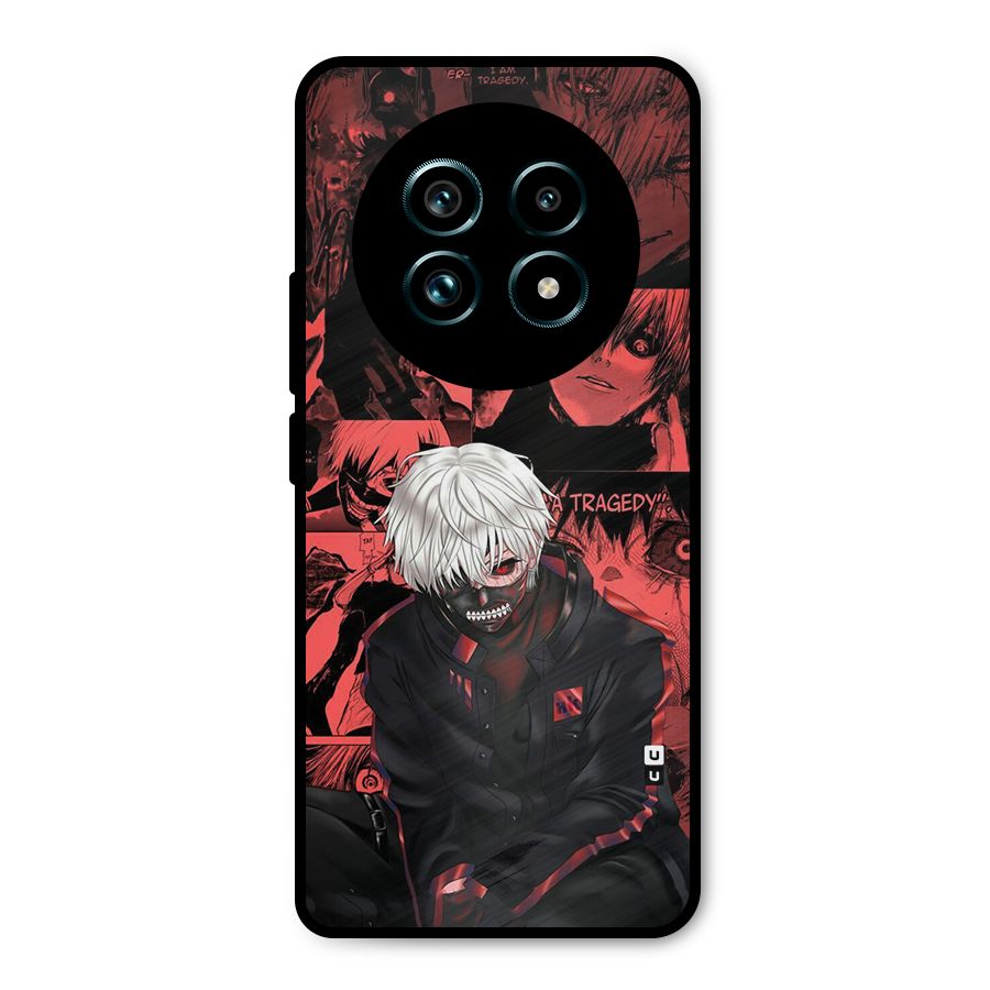 Toukyo Ghoul Kaneki Manga Metal Back Case for Realme 13 Pro Plus