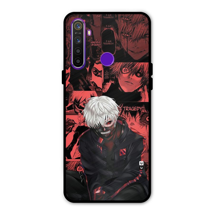 Toukyo Ghoul Kaneki Manga Metal Back Case for Realme 5i