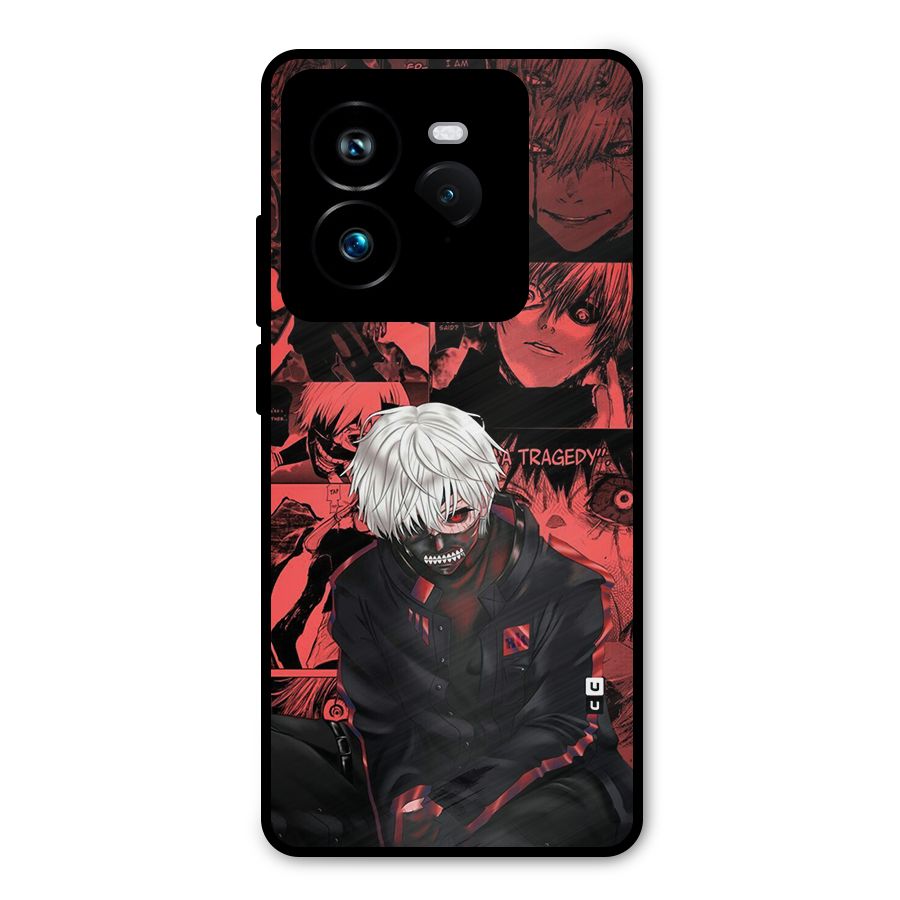 Toukyo Ghoul Kaneki Manga Metal Back Case for Realme GT 7 Pro