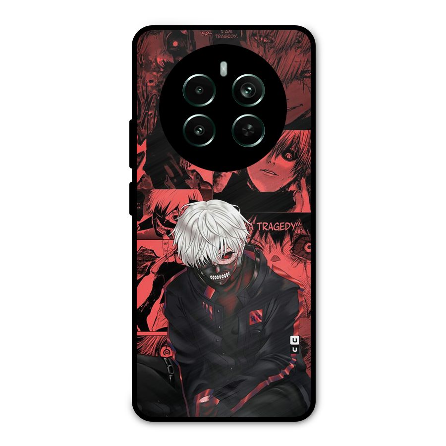Toukyo Ghoul Kaneki Manga Metal Back Case for Realme Narzo 70 Pro