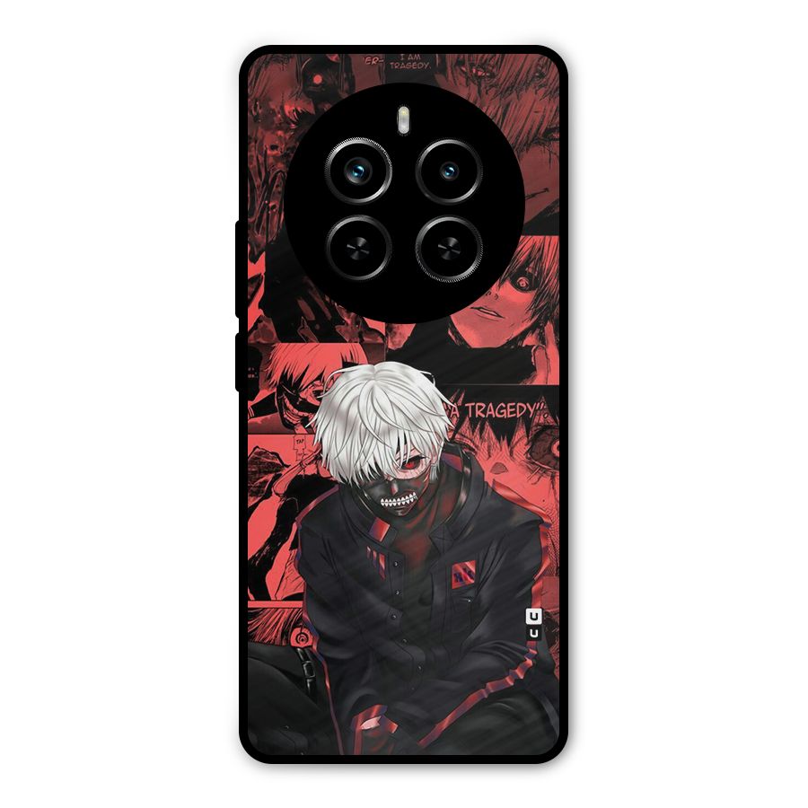 Toukyo Ghoul Kaneki Manga Metal Back Case for Realme P1 Pro