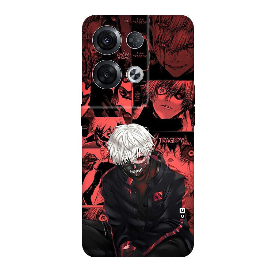 Toukyo Ghoul Kaneki Manga Original Polycarbonate Back Case for Oppo Reno8 Pro 5G