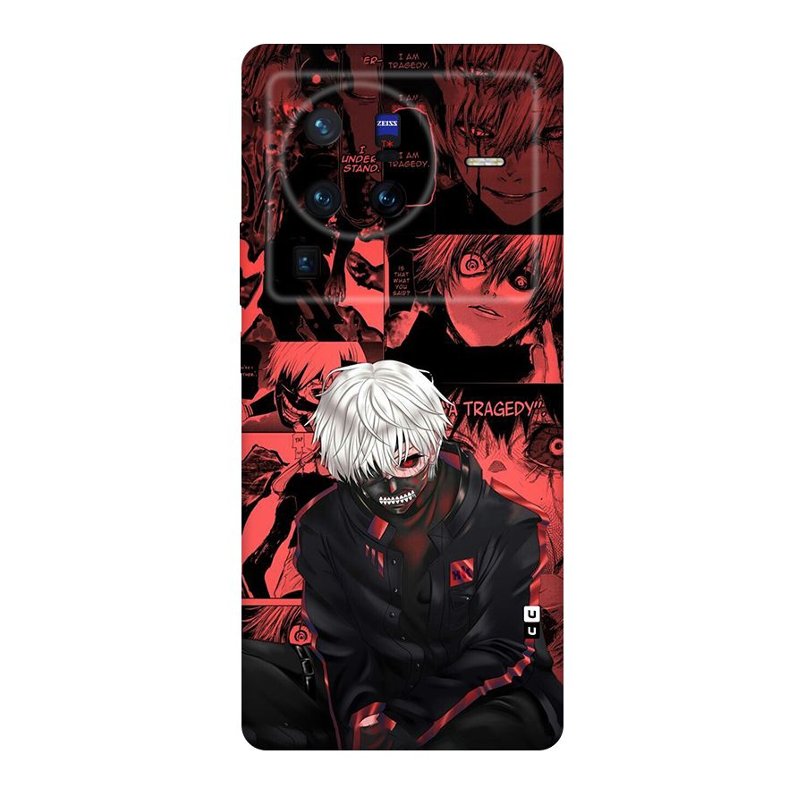 Toukyo Ghoul Kaneki Manga Original Polycarbonate Back Case for Vivo X80