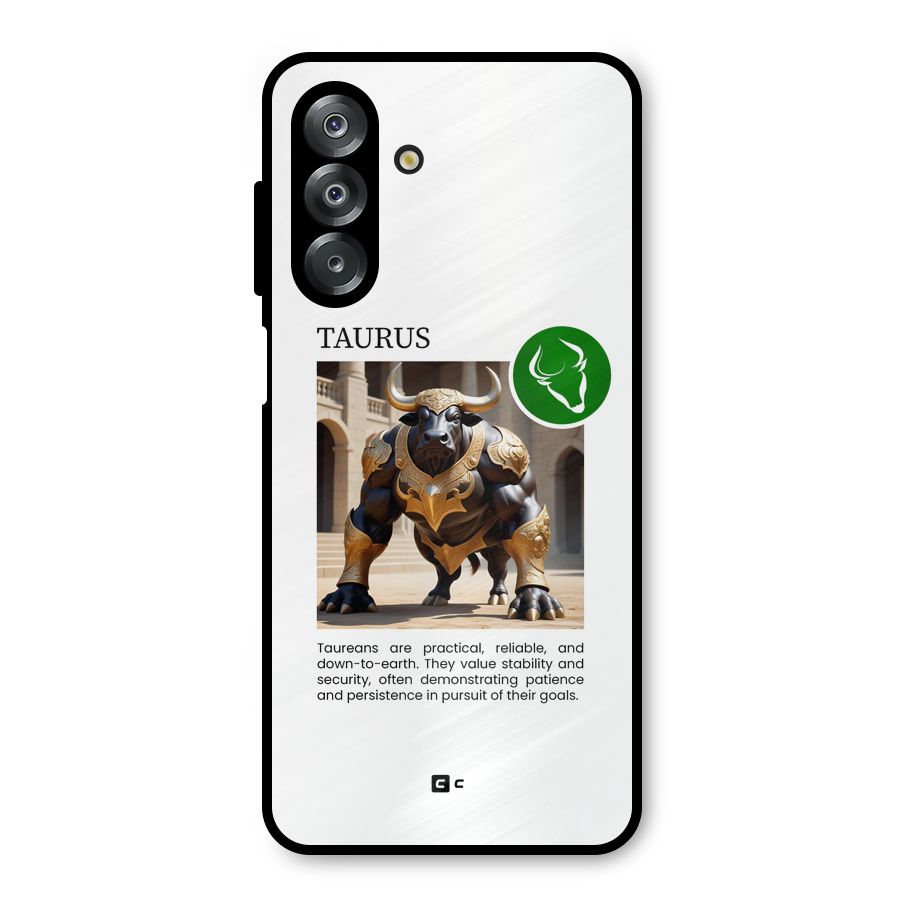 Towering Taurus Metal Back Case for Galaxy A26