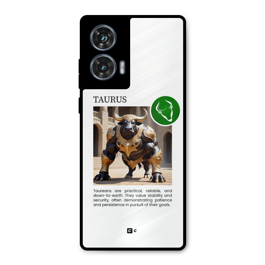 Towering Taurus Metal Back Case for Motorola G96