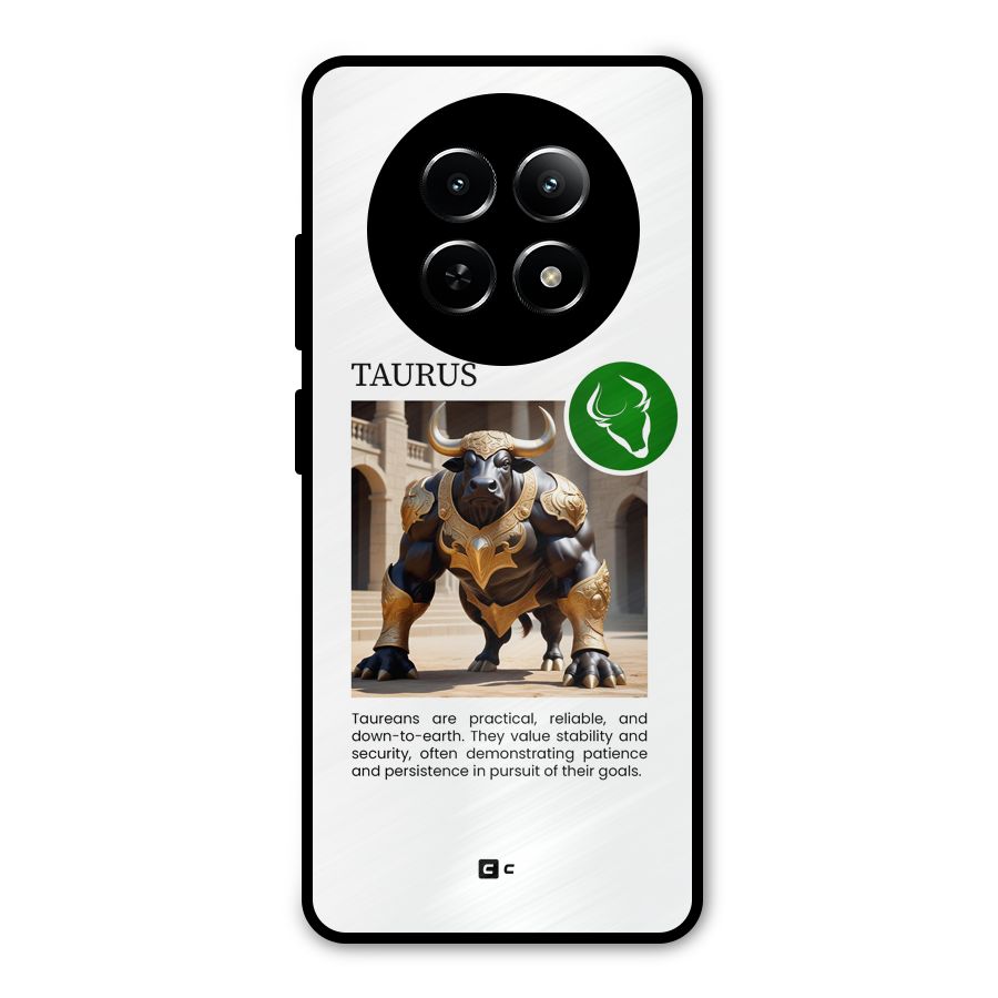 Towering Taurus Metal Back Case for Realme 12 5G
