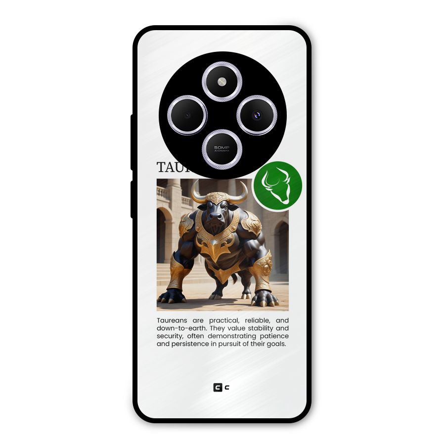 Towering Taurus Metal Back Case for Redmi A4