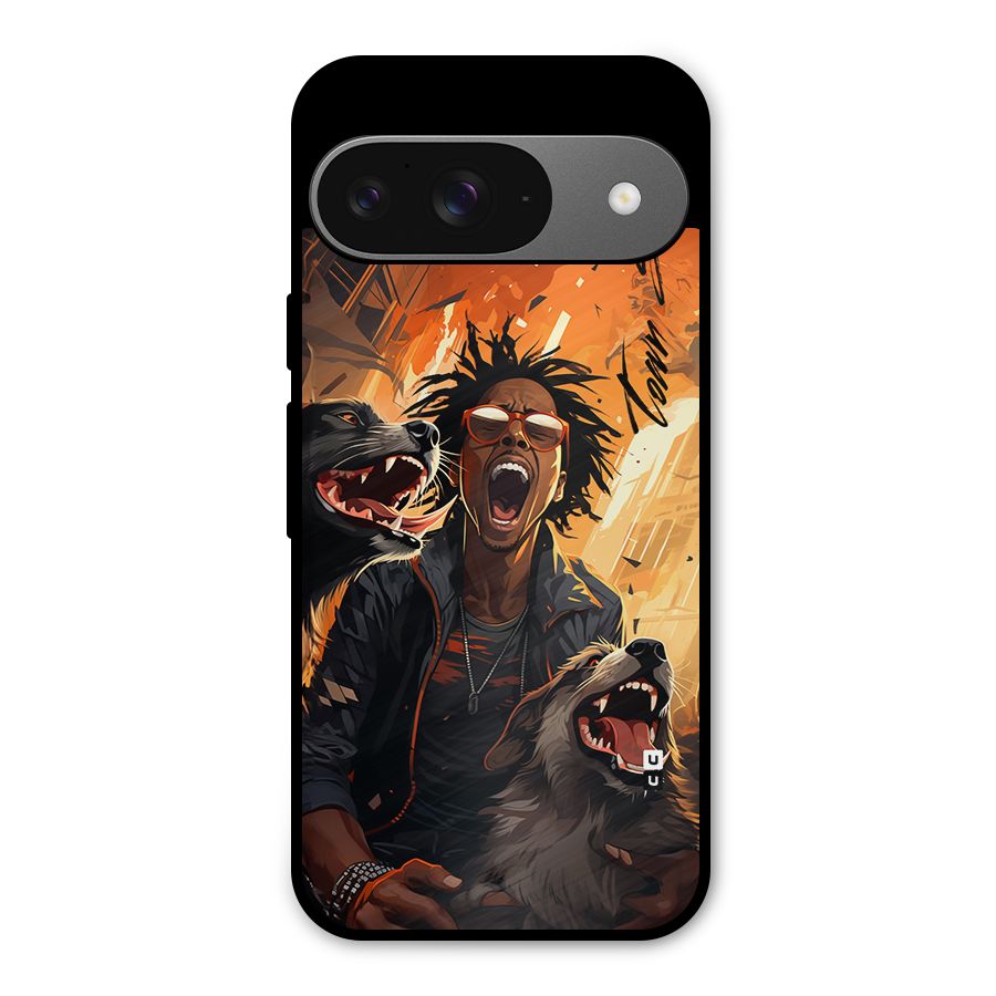Town Saver Dogs Metal Back Case for Google Pixel 9