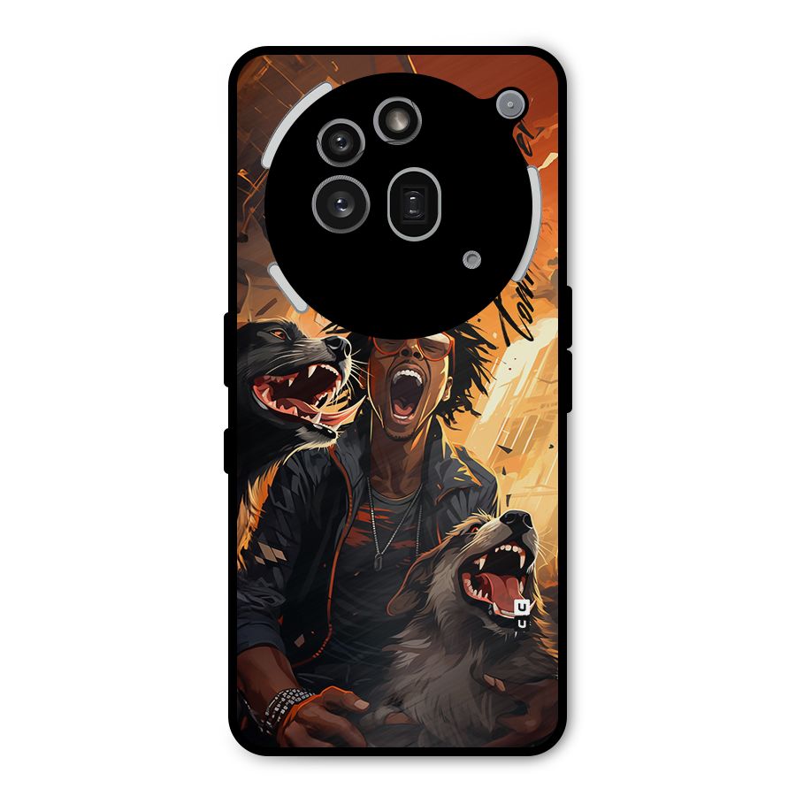 Town Saver Dogs Metal Back Case for Nothing Phone 3a Pro