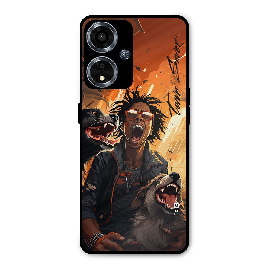 Town Saver Dogs Metal Back Case for Oppo A59