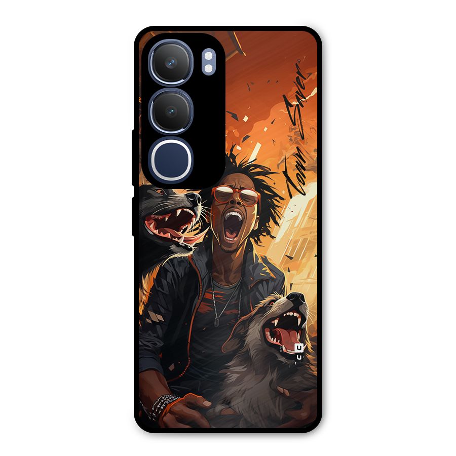 Town Saver Dogs Metal Back Case for Vivo Y29