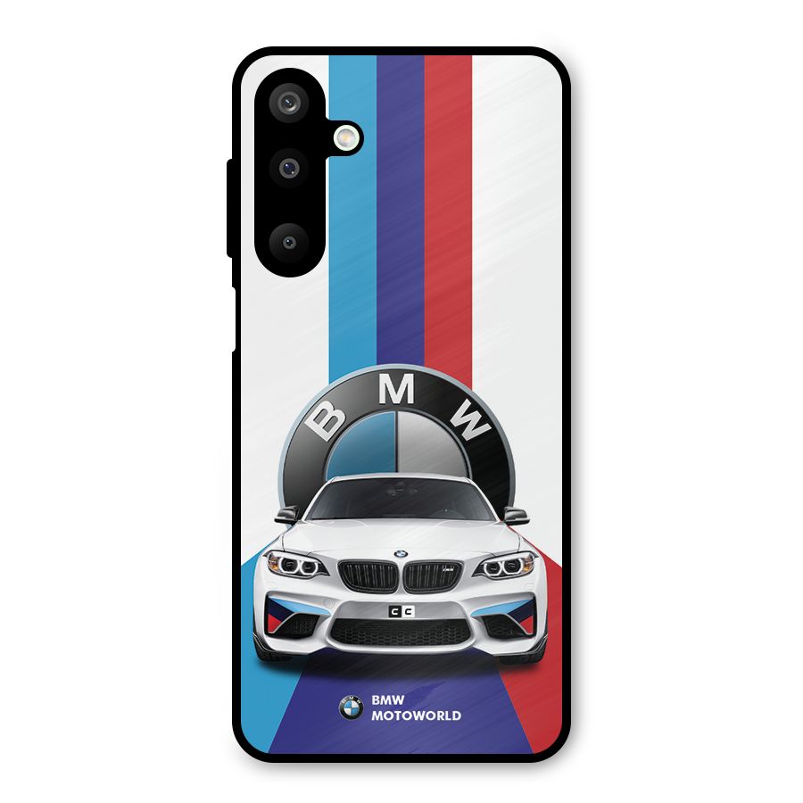 Track Supercar Metal Back Case for Galaxy M16