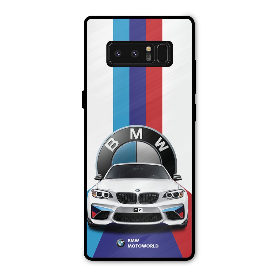 Track Supercar Metal Back Case for Galaxy Note 8