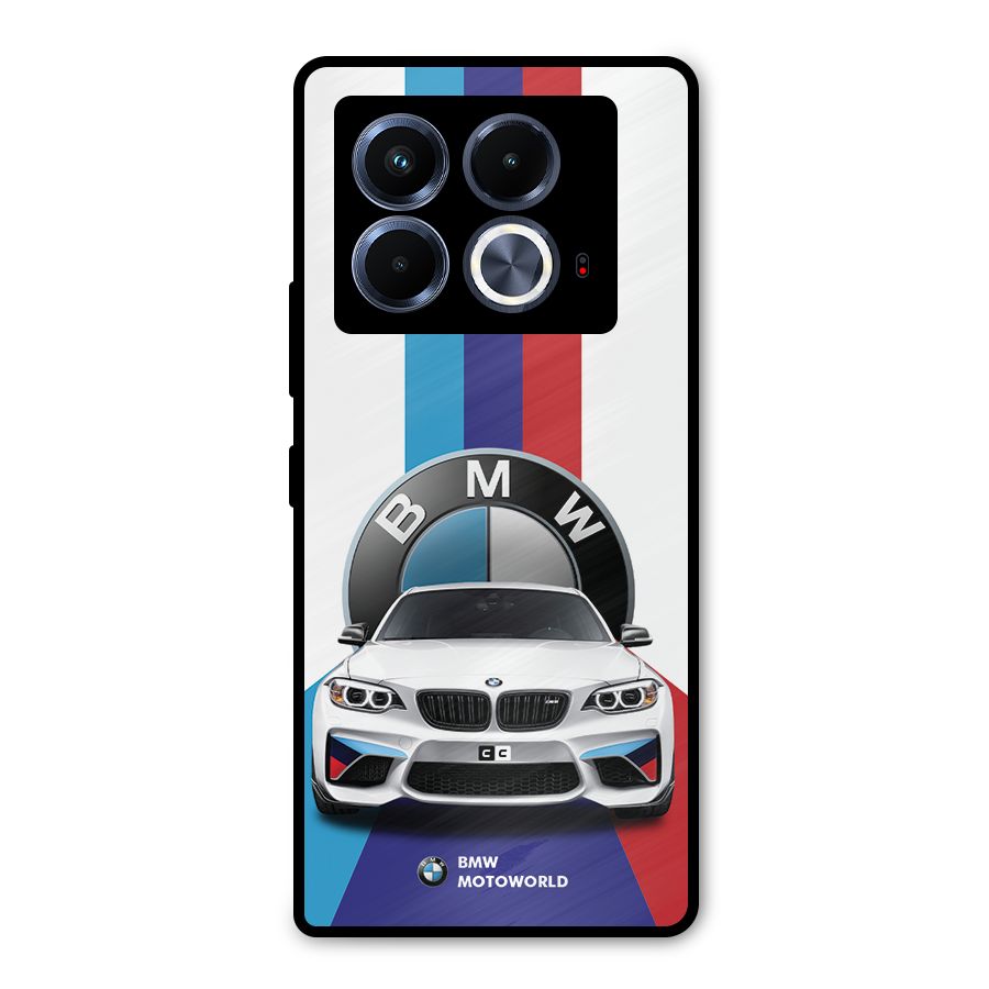 Track Supercar Metal Back Case for Infinix Note 40 5G