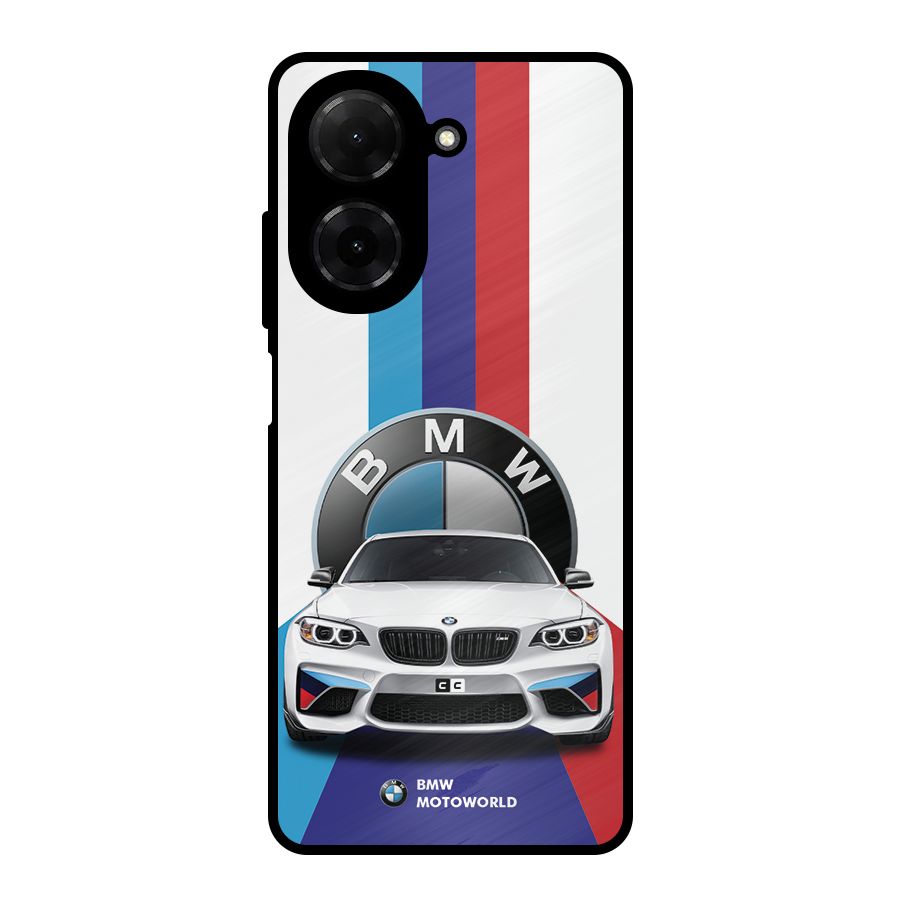 Track Supercar Metal Back Case for Redmi A5 4G