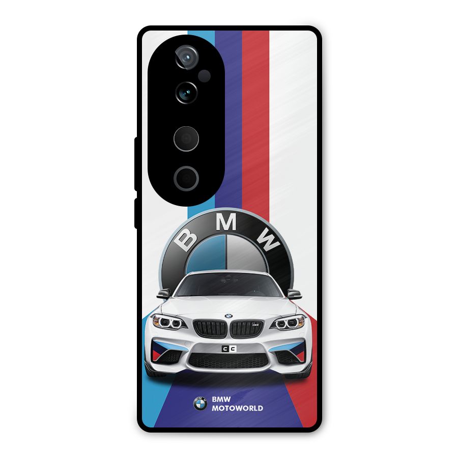 Track Supercar Metal Back Case for Vivo T3 Ultra