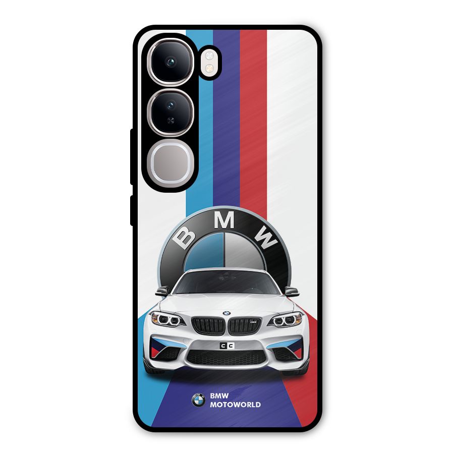 Track Supercar Metal Back Case for Vivo Y300