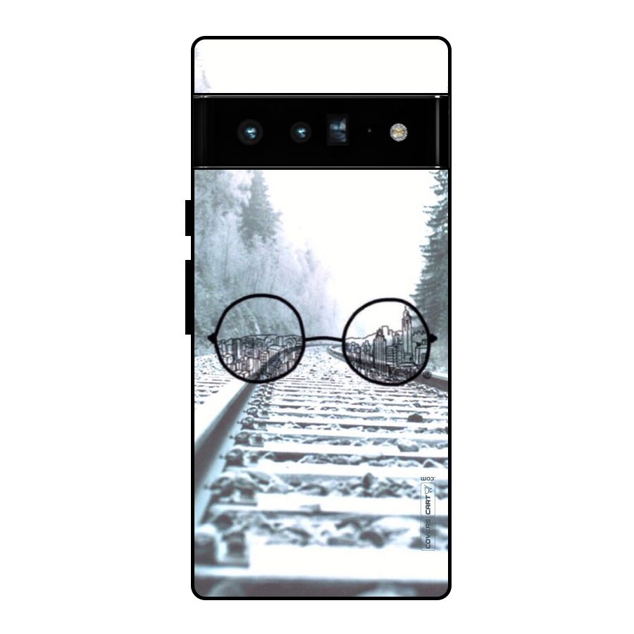Tracks And Specs Glass Back Case for Google Pixel 6 Pro