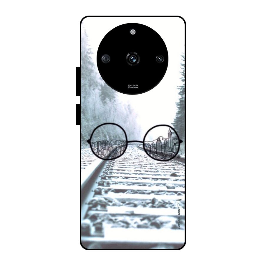 Tracks And Specs Glass Back Case for Realme Narzo 60 5G