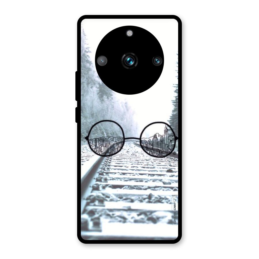Tracks And Specs Glass Back Case for Realme Narzo 60 Pro