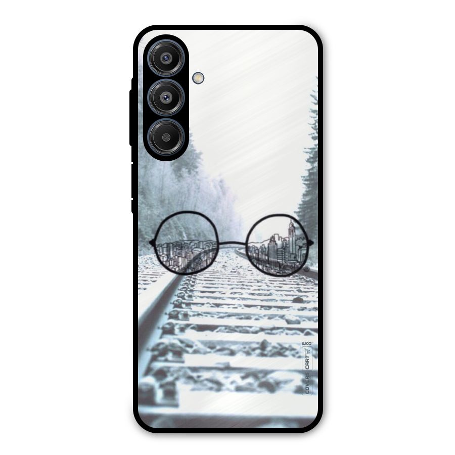Tracks And Specs Metal Back Case for Galaxy A16 5G