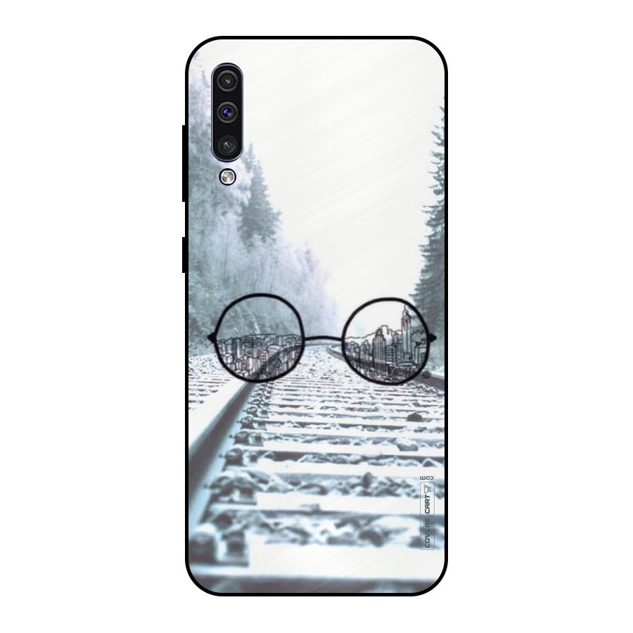 Tracks And Specs Metal Back Case for Galaxy A30s