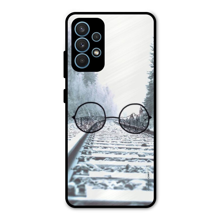 Tracks And Specs Metal Back Case for Galaxy A32
