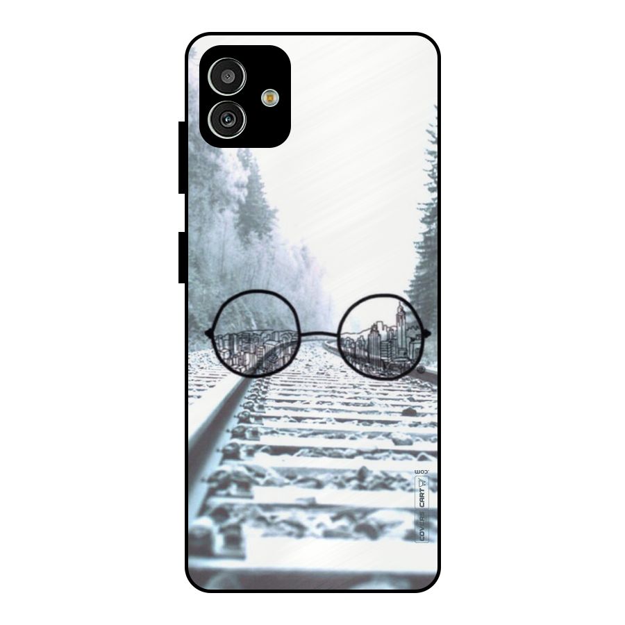 Tracks And Specs Metal Back Case for Galaxy M13 5G
