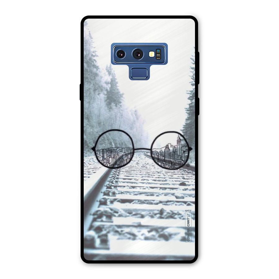 Tracks And Specs Metal Back Case for Galaxy Note 9