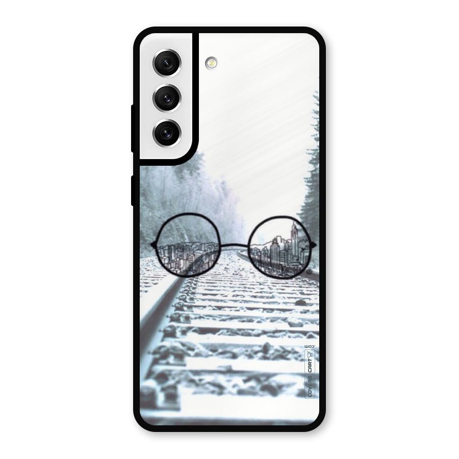 Tracks And Specs Metal Back Case for Galaxy S21 FE 5G