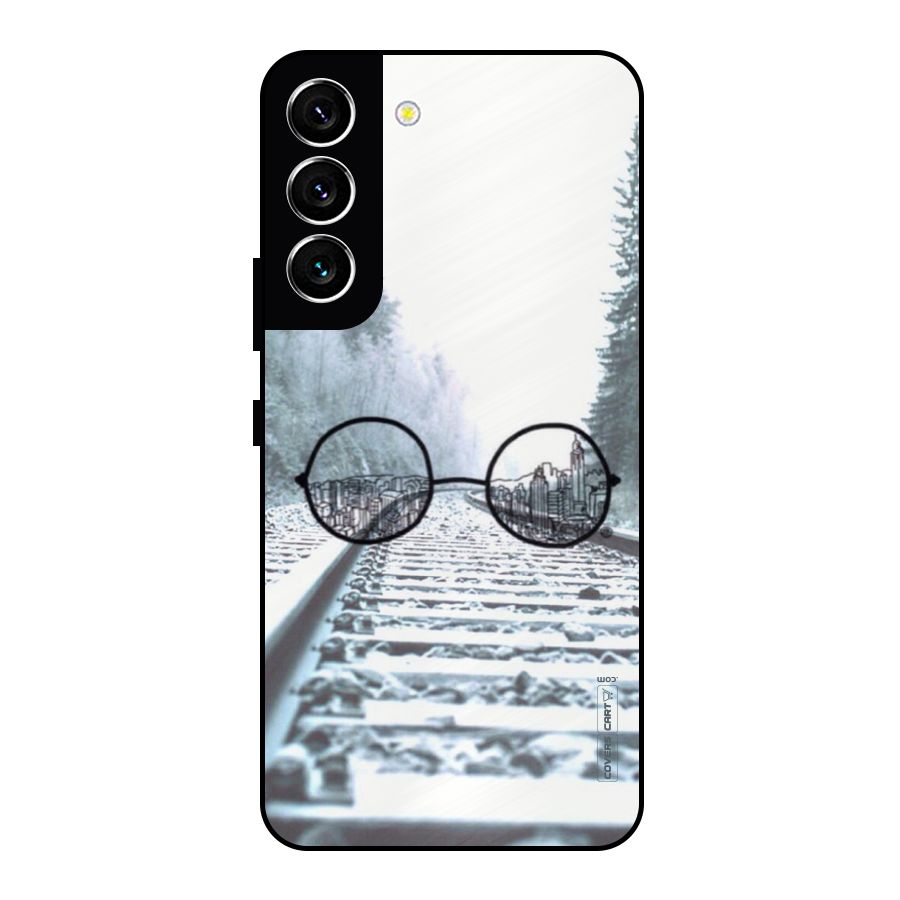 Tracks And Specs Metal Back Case for Galaxy S22 5G