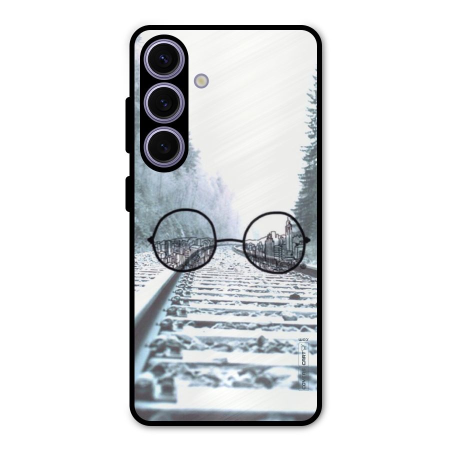 Tracks And Specs Metal Back Case for Galaxy S24