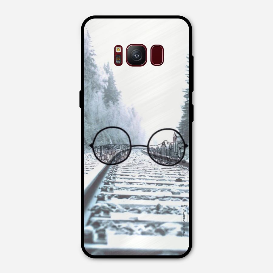Tracks And Specs Metal Back Case for Galaxy S8