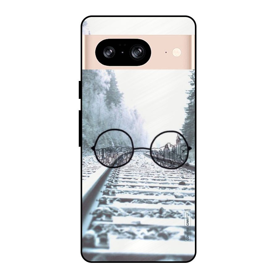Tracks And Specs Metal Back Case for Google Pixel 8